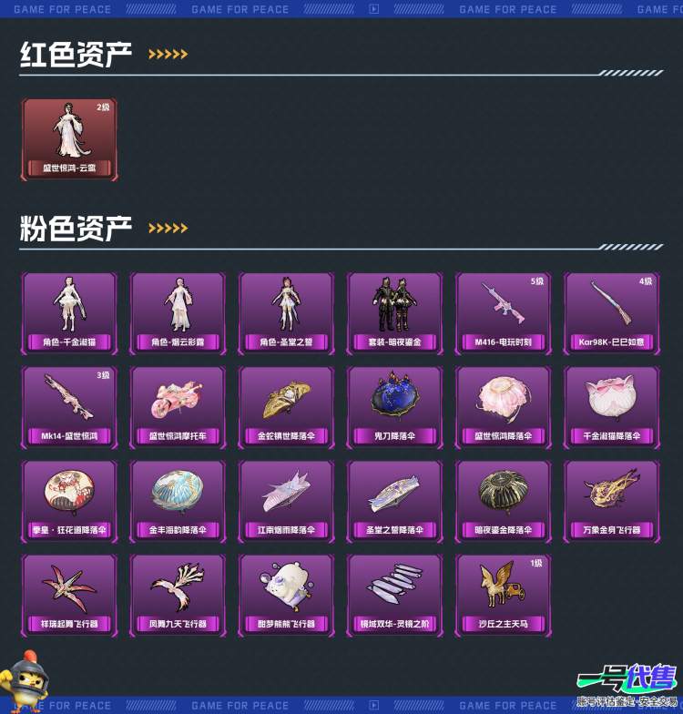 【区服】安卓QQ【等级】Lv.37【段位】坚韧铂金Ⅲ【历史总热力值】35975【时装总数】258【套装数量】72【红粉套装数量】5【枪械数量】104【红粉枪械数量】3【载具数量】1【战备数量】7...