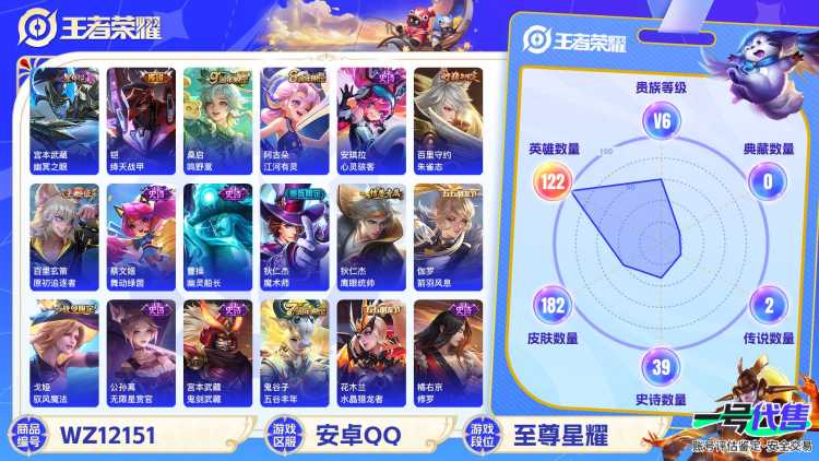 可二次【182皮肤3传说1星元】安卓QQ-122英雄-182皮肤【星元皮肤】幽冥之眼【传说皮肤】鸣野蒿 绛天战甲 末日机甲【史诗皮肤】顽岩魄 江河有灵 天穹祈灯 天穹之誓 万物之道 驭风魔法 百解令