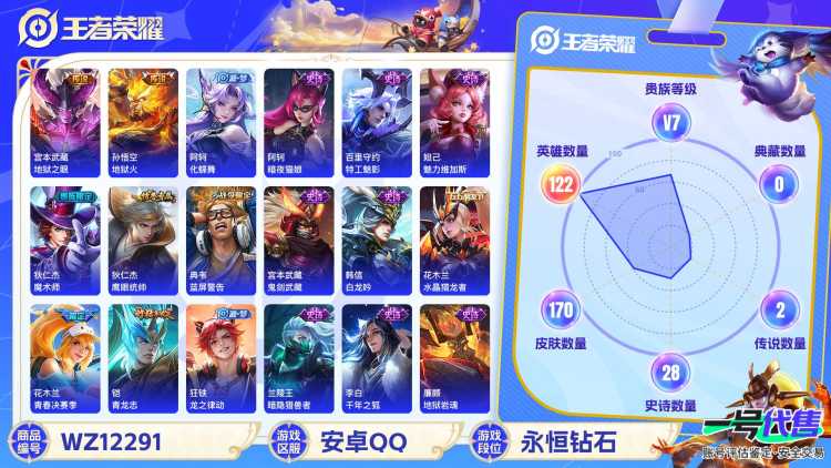 可二次【170皮肤3传说】安卓QQ-122英雄-170皮肤【传说皮肤】地狱之眼 末日机甲 地狱火【史诗皮肤】龙之律动 天穹祈灯 魅力维加斯 魔术师 鹰眼统帅 蓝屏警告 鬼剑武藏 白龙吟 水晶猎龙者 
