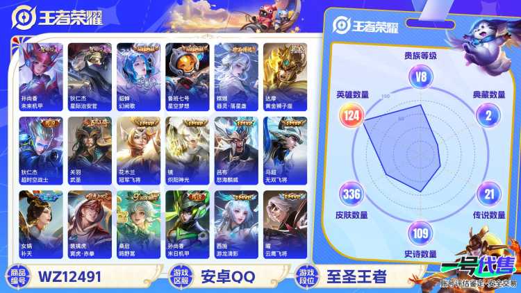 可二次【21传说336皮肤2水晶1珍品2星元】安卓QQ-124英雄-336皮肤【2水晶】 幻阙歌 星空梦想【珍品传说】器灵·落星盏【星元皮肤】未来机甲 星际治安官【传说皮肤】鹤归松栖 鸣野蒿 云鹰飞