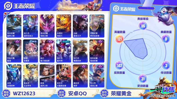 可二次【发育路46段中路45段2金标吕布142皮肤3传说1星元】安卓QQ-121英雄-142皮肤【星元皮肤】幽冥之眼【传说皮肤】超时空战士 地狱之眼 地狱火【史诗皮肤】冰锋战神 天穹祈灯 天穹之誓 