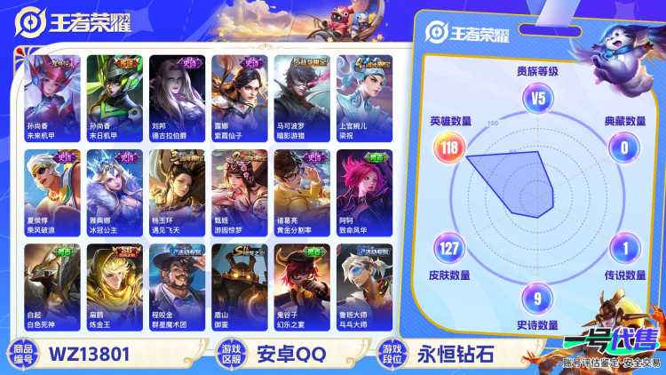 【1传说1星传说未来机甲V5】安卓Q-127皮肤-118英雄  【传说皮肤】 末日机甲  【史诗皮肤】 繁星吟游 魅力维加斯 鹰眼统帅 圣诞恋歌 鬼剑武藏 德古拉伯爵 紫霞仙子 圣诞狂欢 暗影游猎 