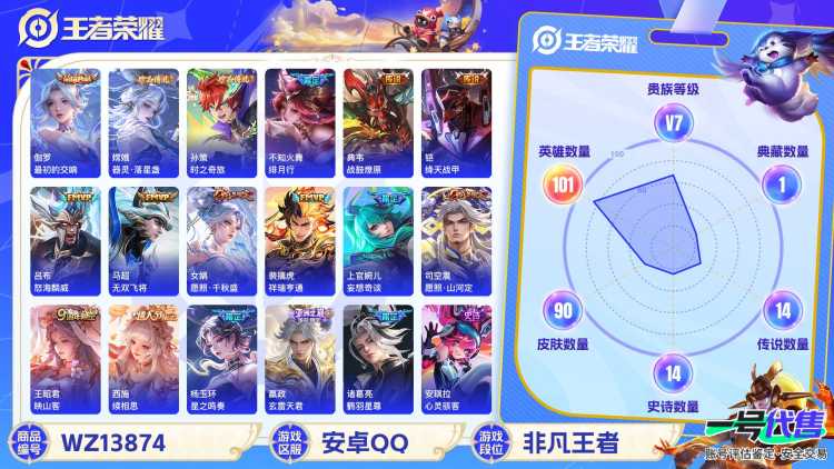 MWZ100617【1典藏2珍传15传说V7】安卓Q-90皮肤-101英雄 
【珍品传说】 时之奇旅